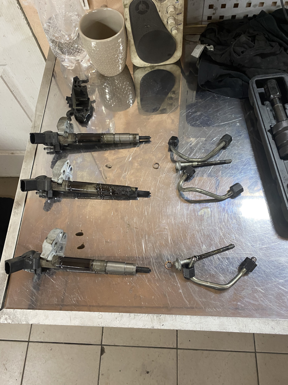 Прогар мідної шайби під форсункою 2