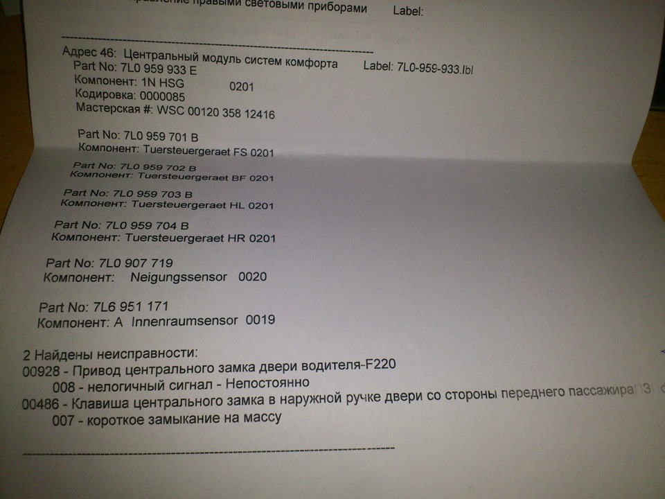 Проблеми з дистанційним закриттям \ відкриттям дверей. 1