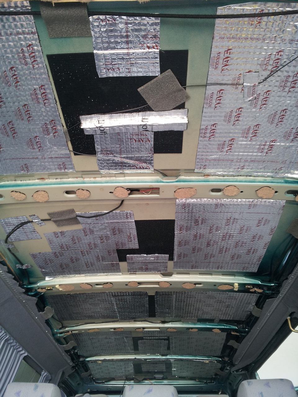 Вібро-шумоізоляція стелі. 2