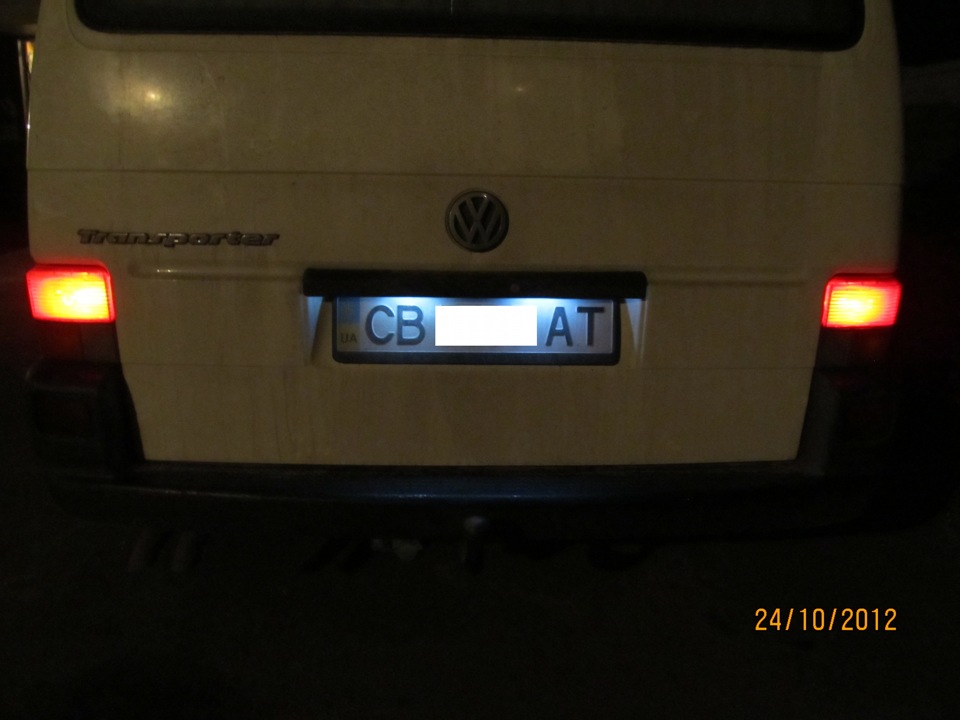 діодне підсвічування номера та стоянкові вогні 4