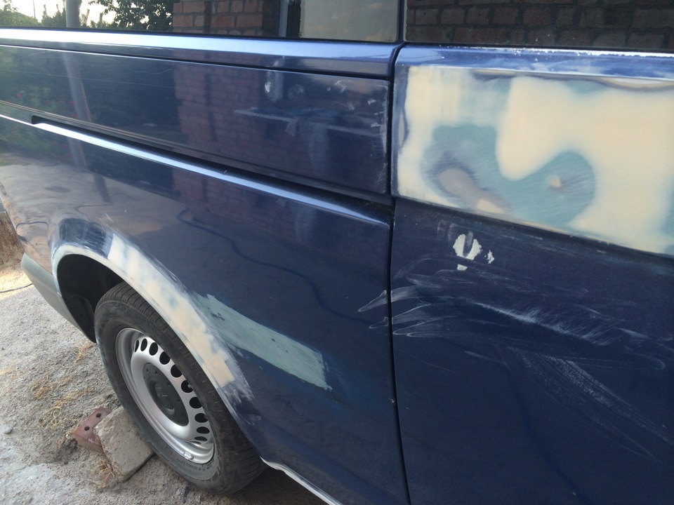 Підготовка до фарбування vw T5 2