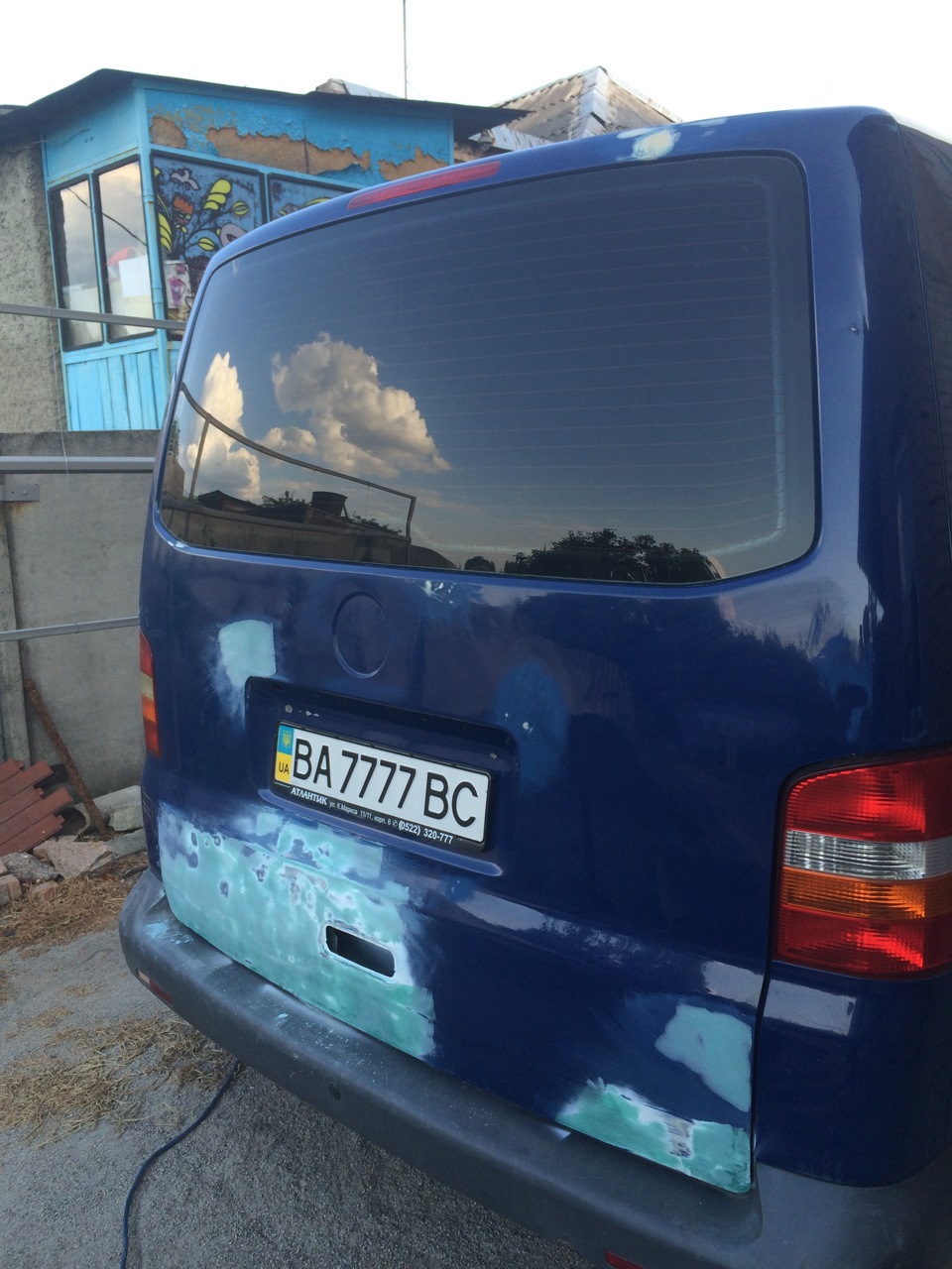 Підготовка до фарбування vw T5 5