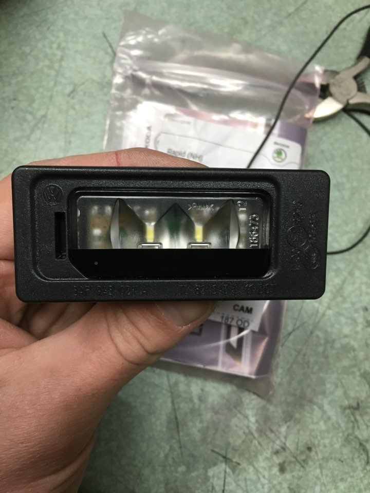LED підсвічування номера 3