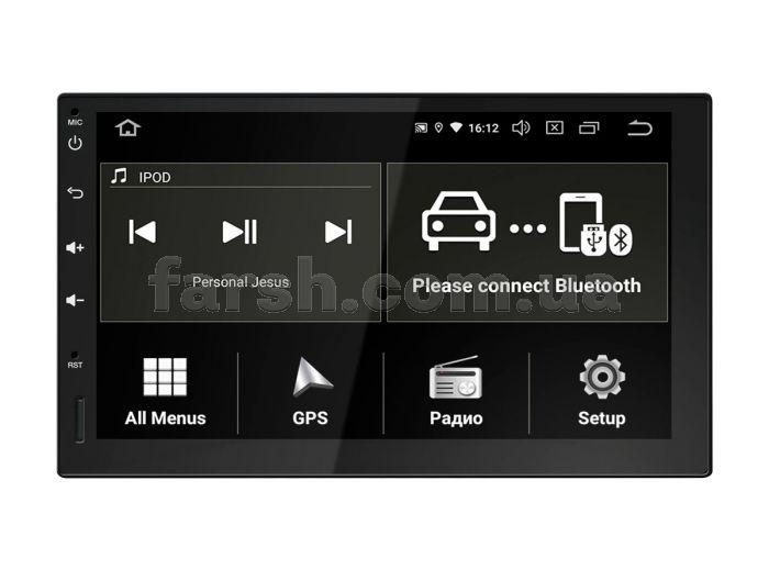 Вибір голови на Android incar dta 7707 dsp та incar ahr-9380 1