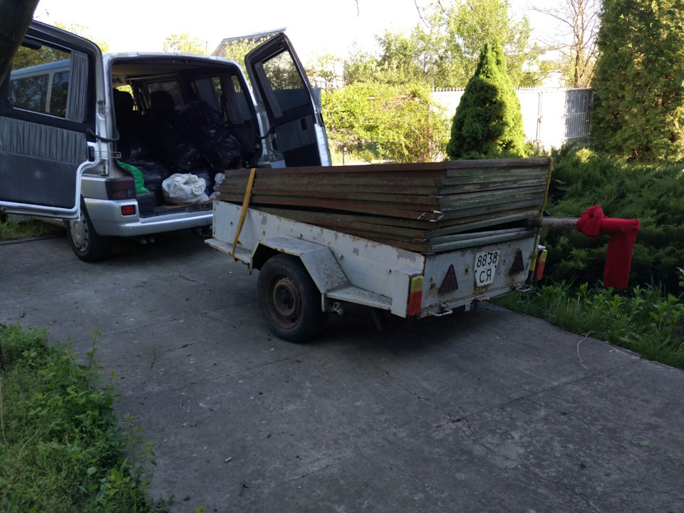 Причіп із парканом 1