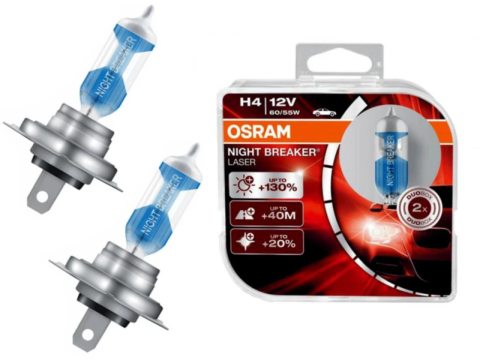 Заміна лампочок H4 OSRAM Night Breaker Laser 130