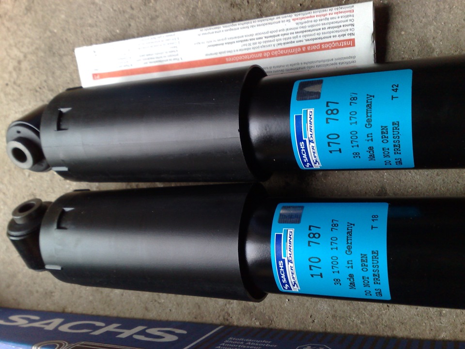 Заниження (правильне!) Eibach pro-kit & Sachs super touring 2