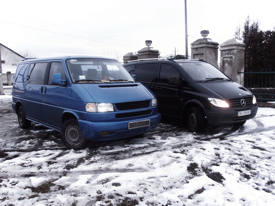 Volkswagen T4 і Mercedes VITO 4