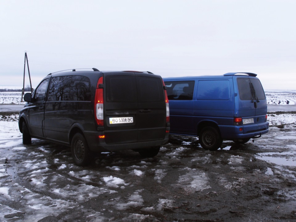 Volkswagen T4 і Mercedes VITO 3