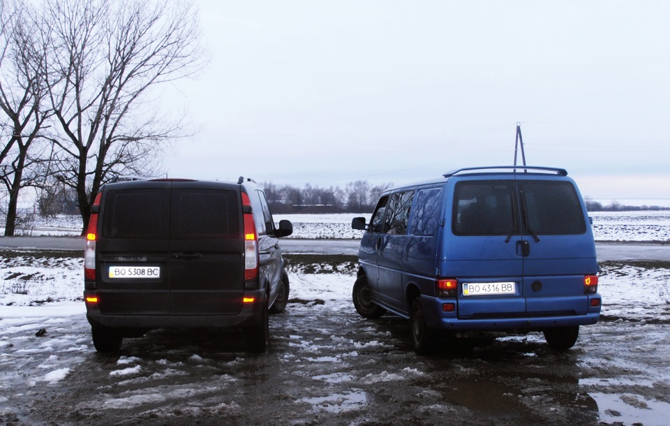 Volkswagen T4 і Mercedes VITO 5