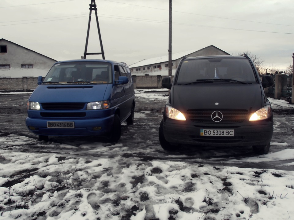 Volkswagen T4 і Mercedes VITO 2