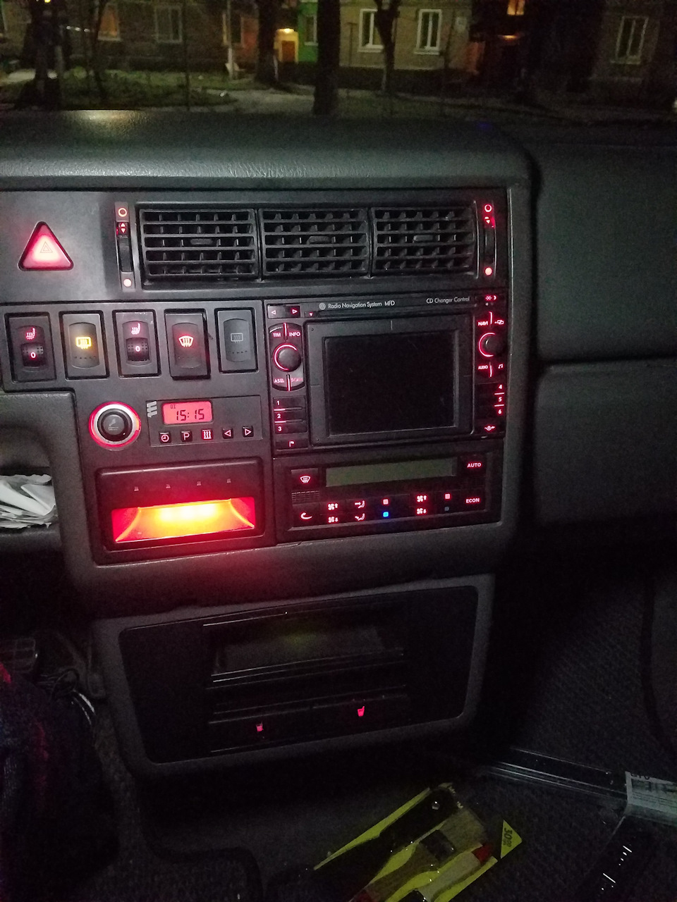 Підсвітка дефлекторів VW T4 1