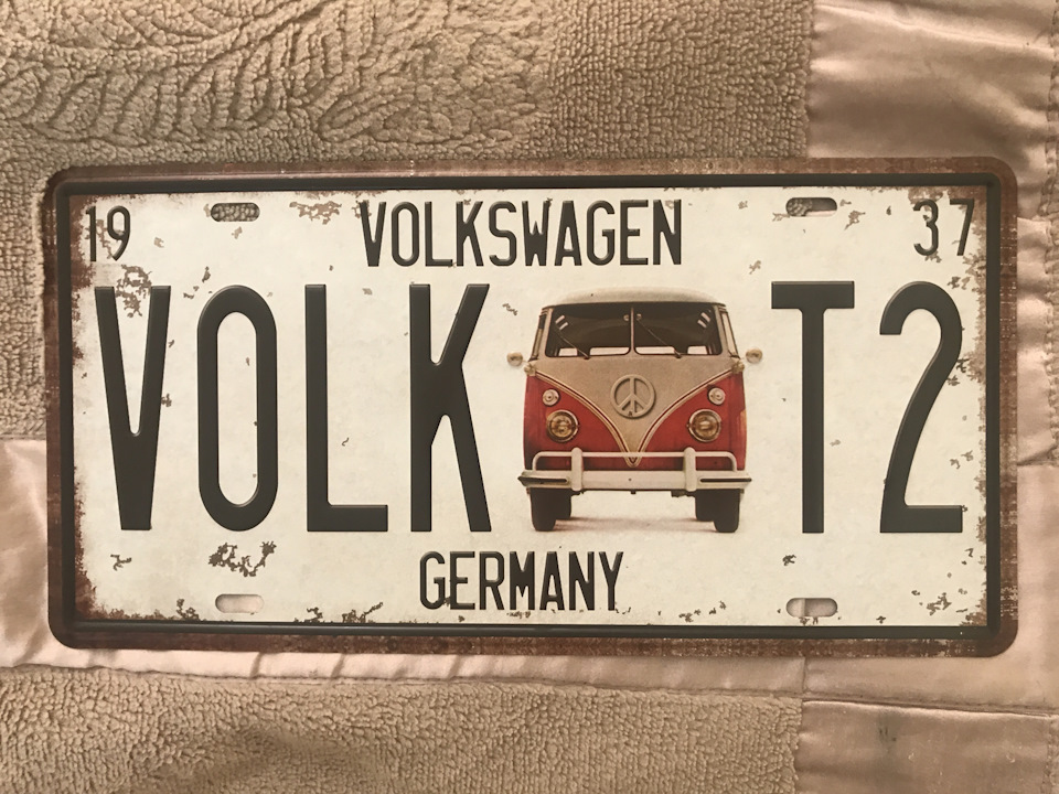 Не зміг пройти повз :) Tin-plates VW 5