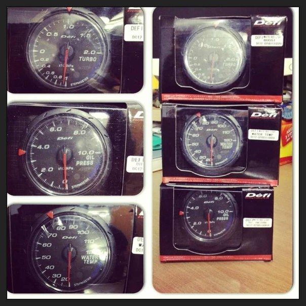 ДАТЧИКИ DEFI (BOOST, WATER TEMP, OIL PRESSURE) 1