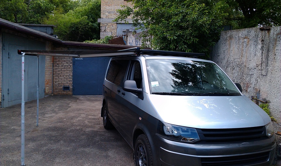 Маркіз для авто Fiamma F45 S 230 Deep Black спеціально для VW T5 GP, Multivan, Caravelle, California 2