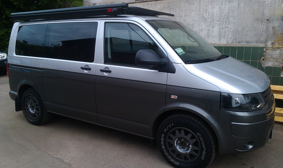 Приміряння автомаркізи FIAMMA F45S Deep Black на даху T5 GP… 4