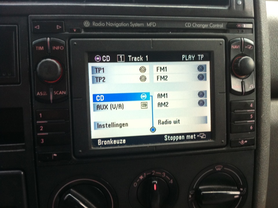 Допи Магнітоли VW MFD 5