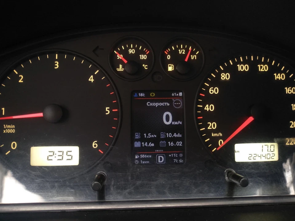 Планове TO. Заміна мастила ДВС (224402 км)