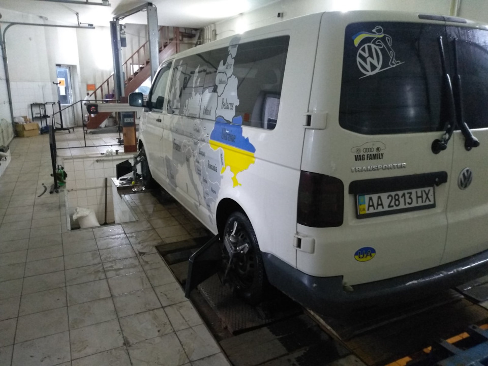 Розвал-сходження після заміни втулок стабілізатора та кермової тяги. 2