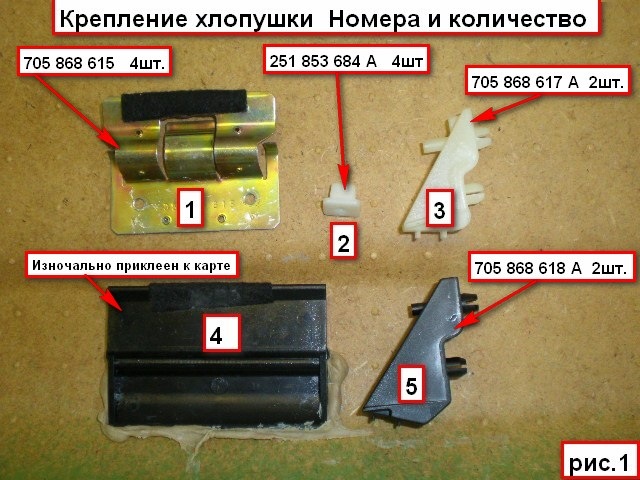 ТуСалон Мультиван 2 (Кріплення карти на ляді) Тз 1