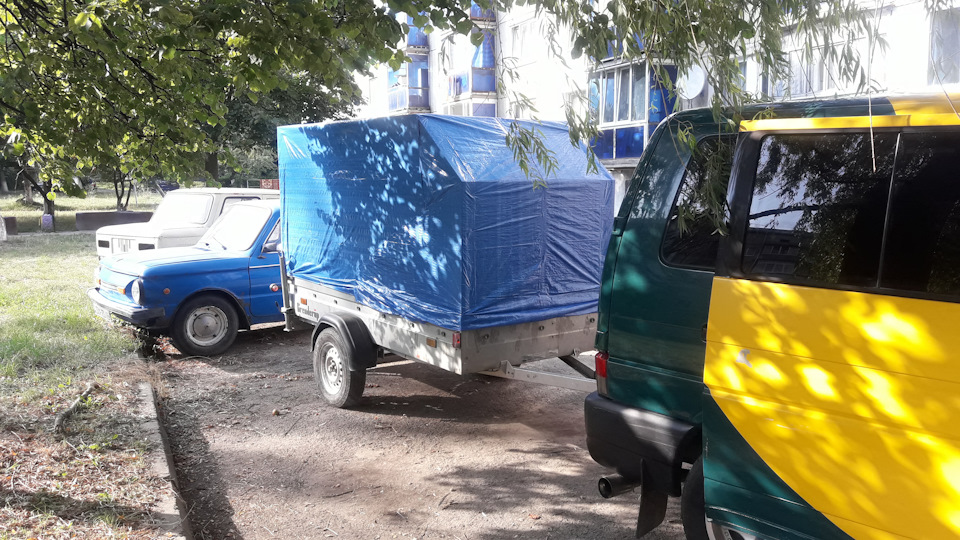 Перша поїздка до Німеччини з доопрацьованим причепом (маршрут 4000 км) 4