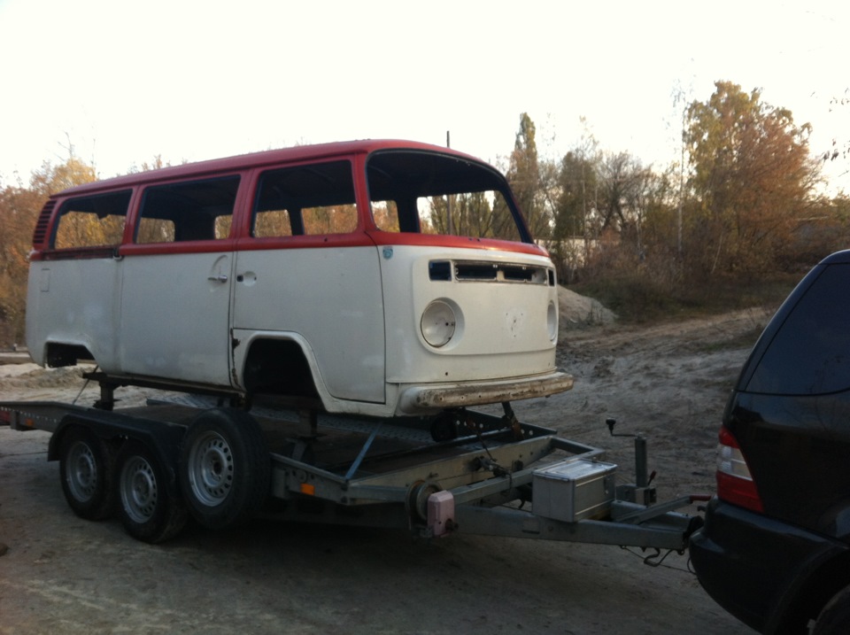 Шліфування кузова VW T2 1