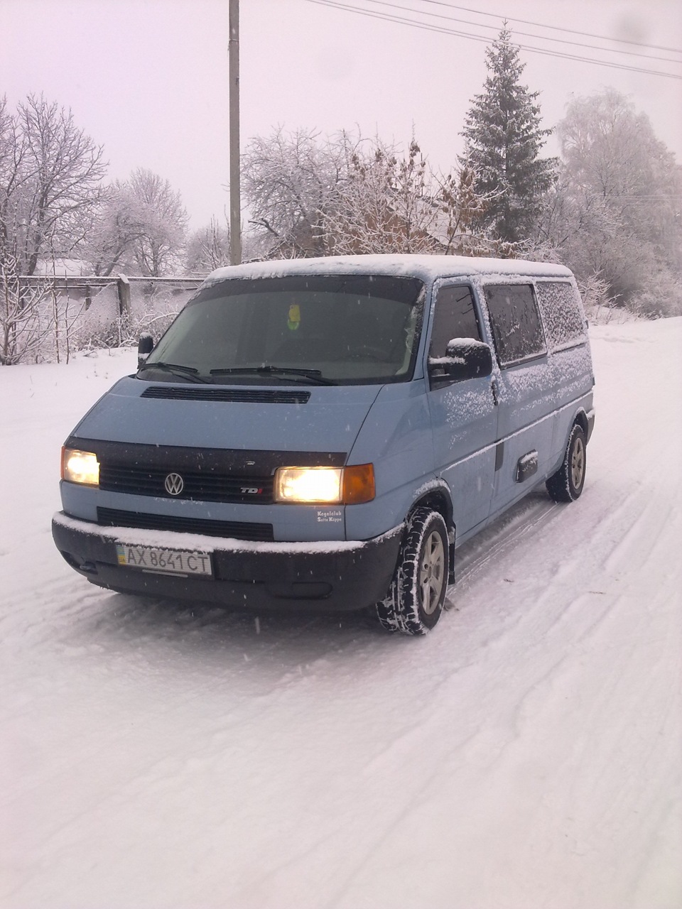 Мій бусинка під снігом)))) 1