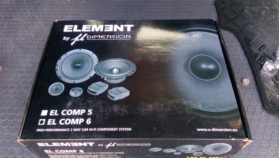 Автомобільні динаміки U-Dimension Element EL-Comp 6 2