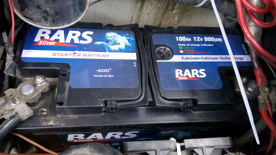 батарейка )) Bars Silver 12V 100Ah 800A 2