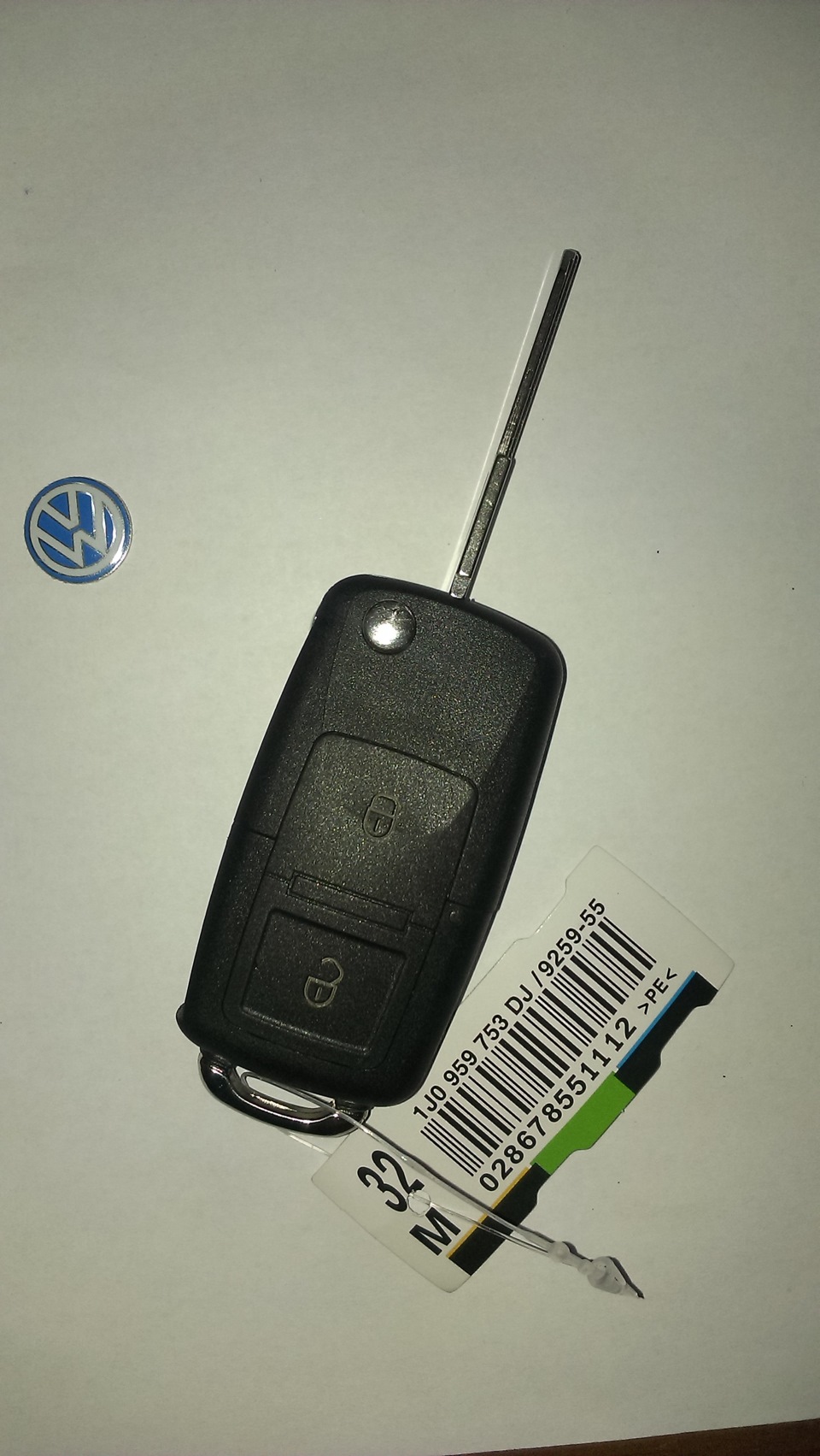 Корпус викидного ключа VW/Skoda 4