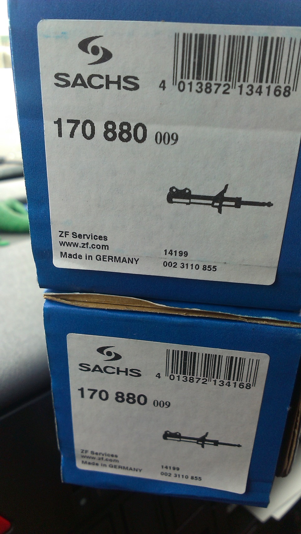 SACHS 170 880 Амортизатор VW (новий) 3