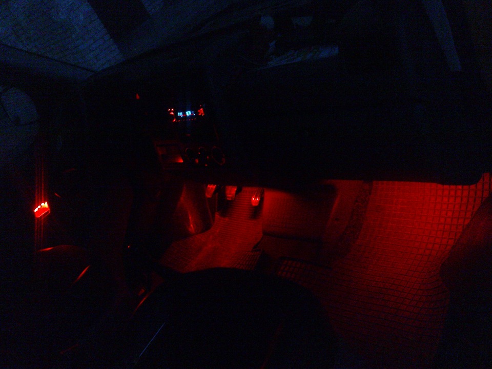 Red LED lights 3