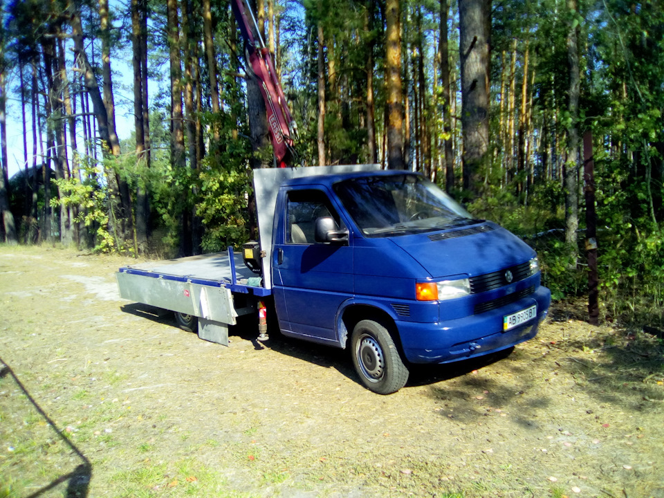 відкинуті борти та макс. виліт стріли 1