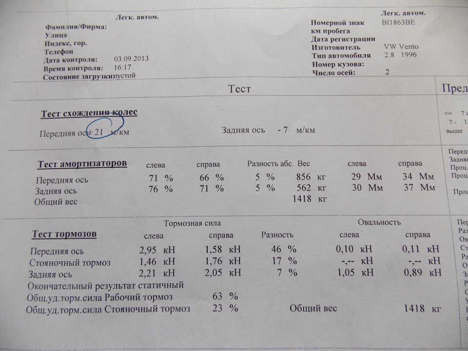 Діагностика ходової 3
