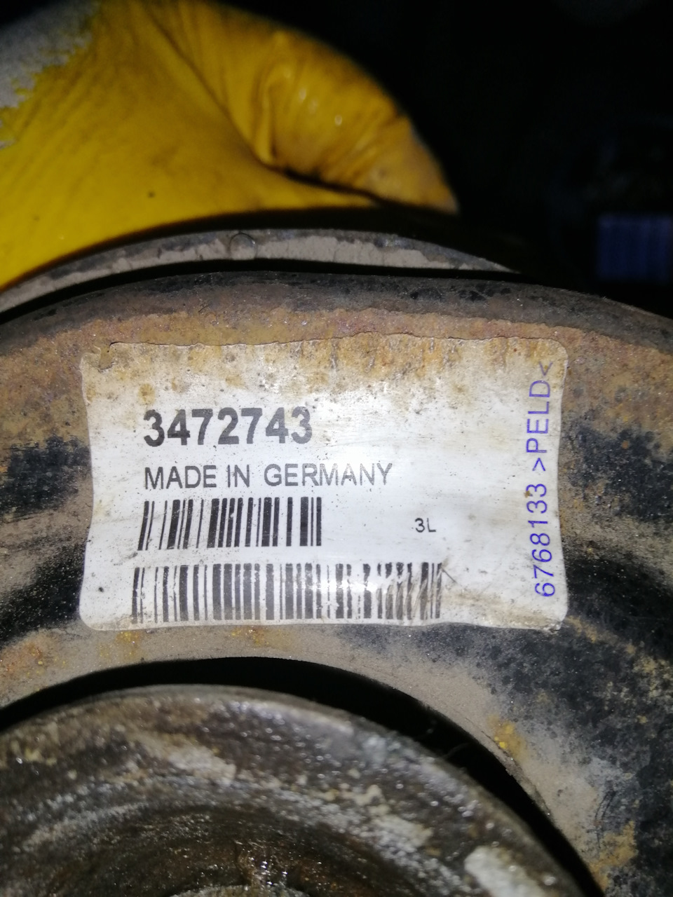 Ремонт передньої підвіски VOLVO 440 передні стійки. 3