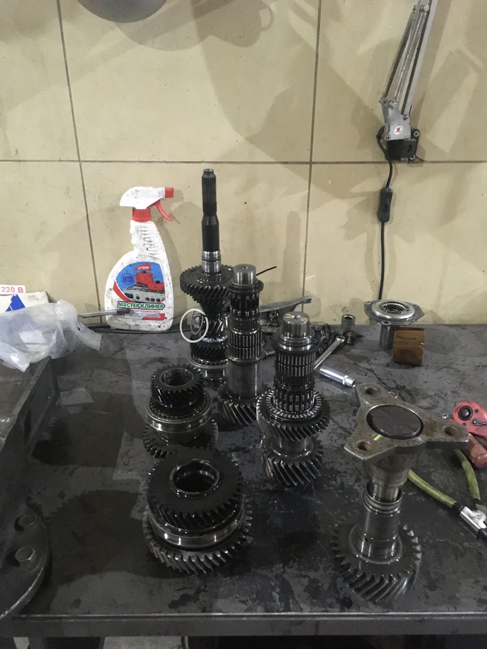 Заміна підшипників кпп м90