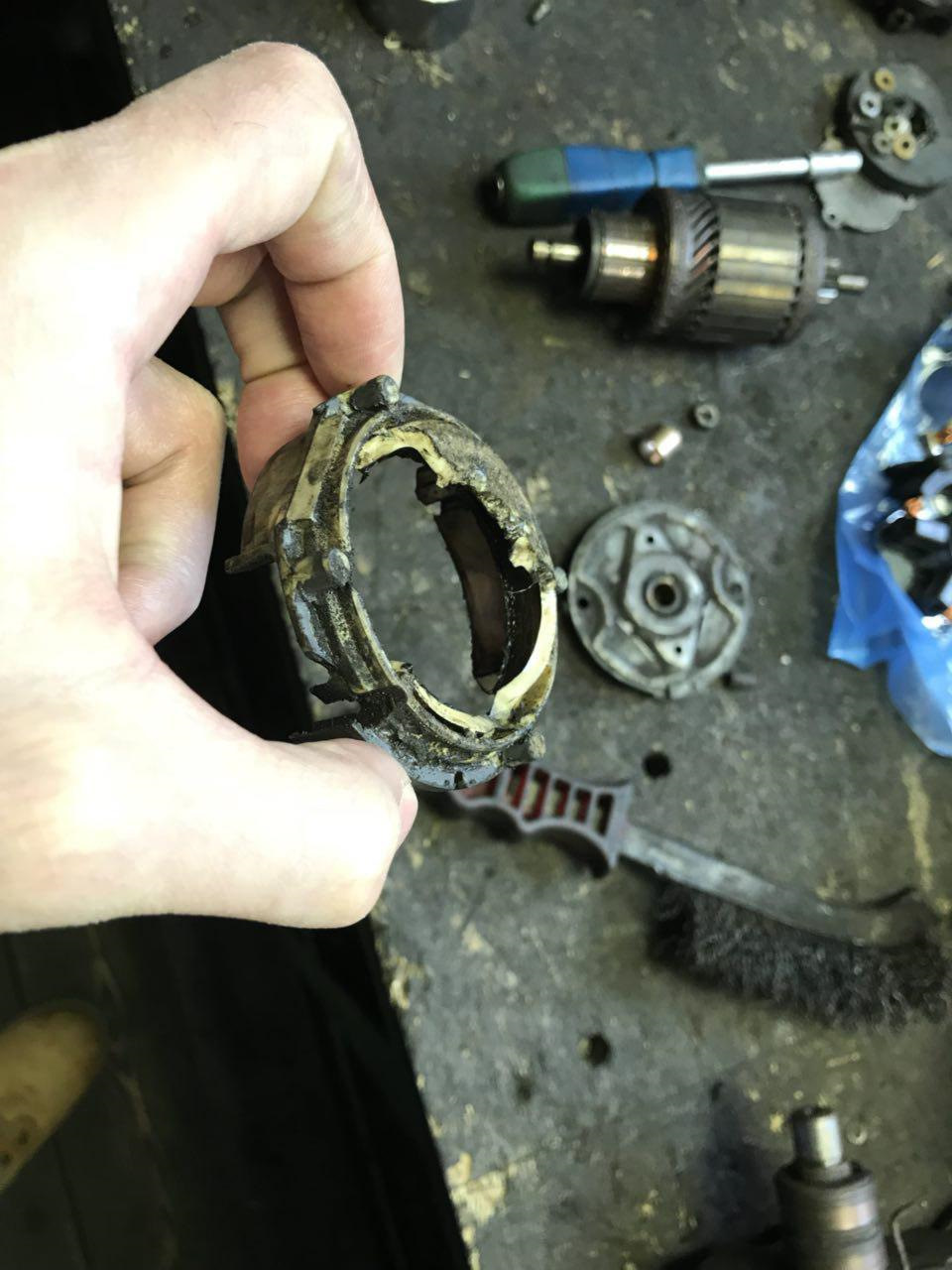 Ремонт стартера на Volvo 850 3