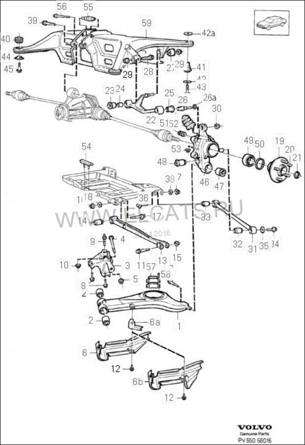 Відновлення задньої підвіски MULTI-LINK на Volvo 960 (частина 1) 2
