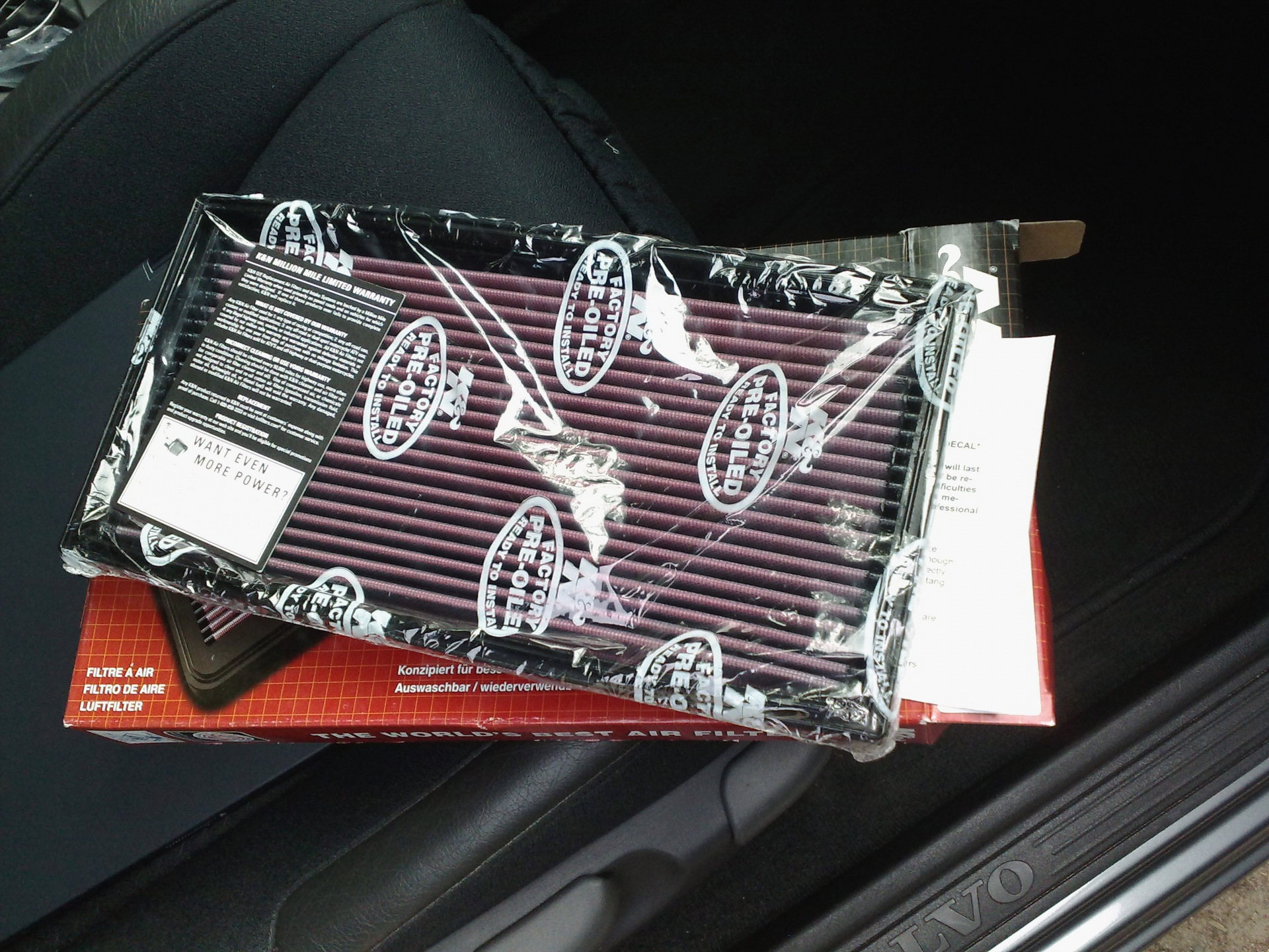 K&N Panel Air Filter 2