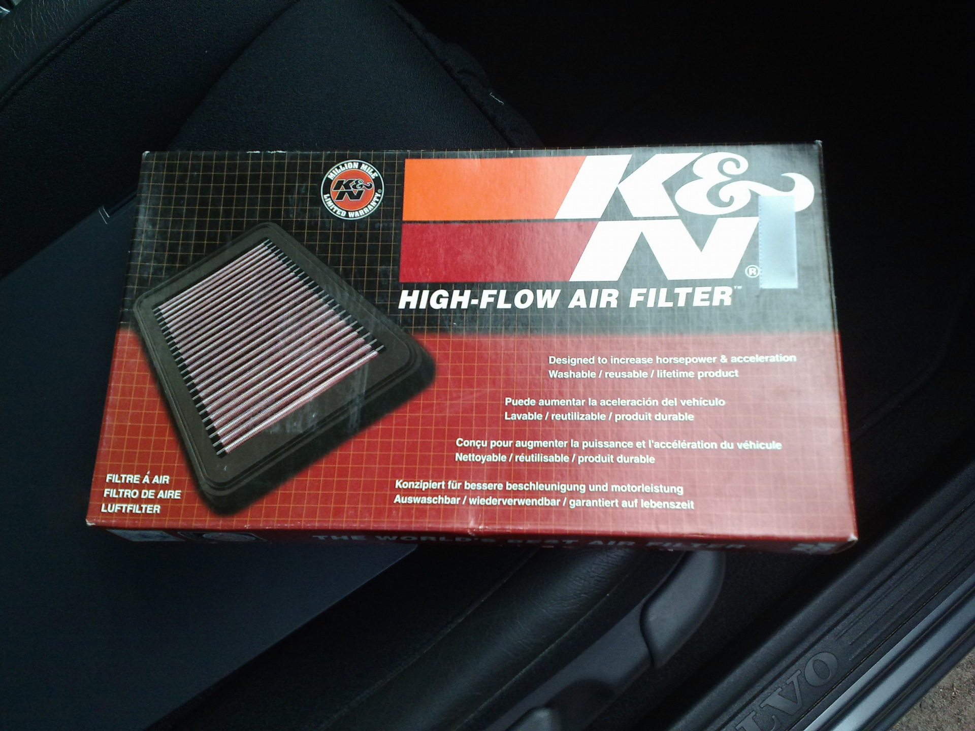 K&N Panel Air Filter 1