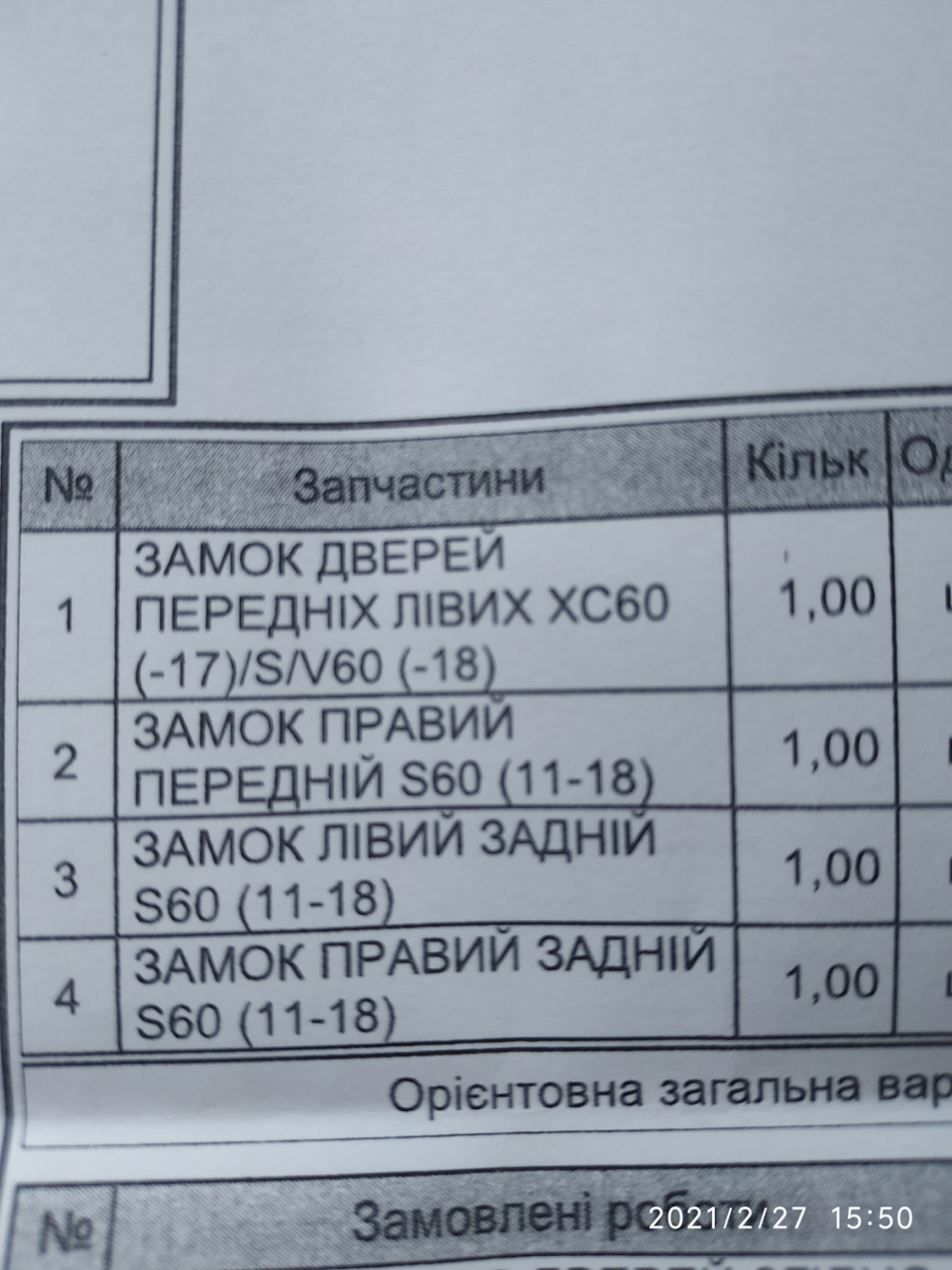 3. Заміна замків дверей 1