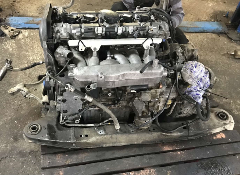 Ставимо АВД. повнопривідна коробка+кутова встановлена, 3