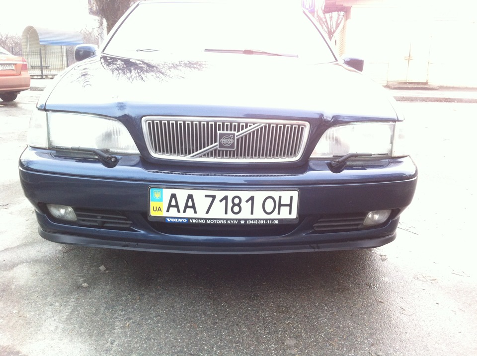 Губа на бампер) 2