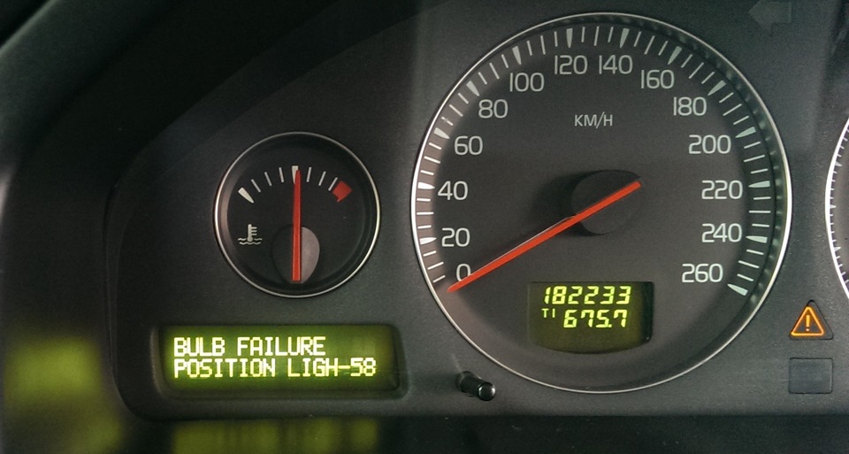 Bulb failure Position light - 58 1