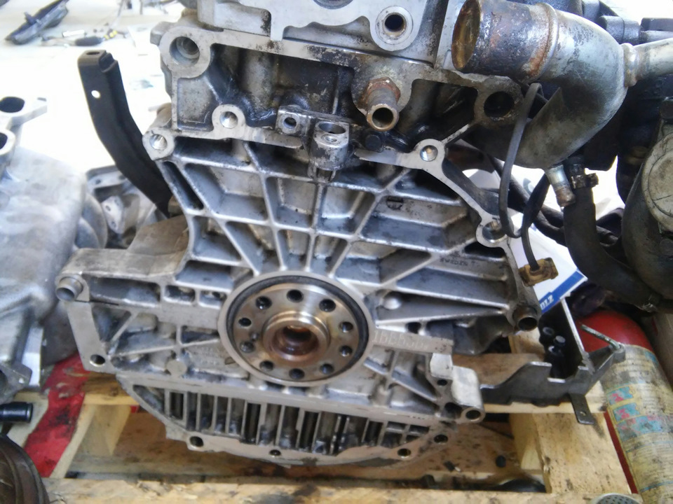 Марафет volvo v40 T4 1.9 turbo) сальник коленвала, подготовка к М56 5