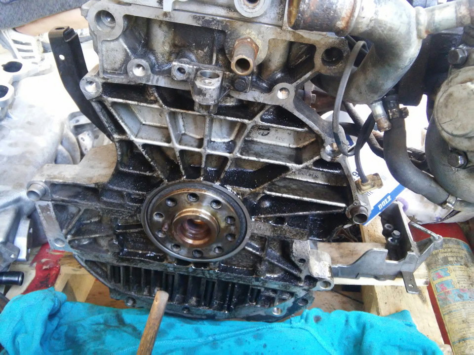 Марафет volvo v40 T4 1.9 turbo) сальник коленвала, подготовка к М56 4