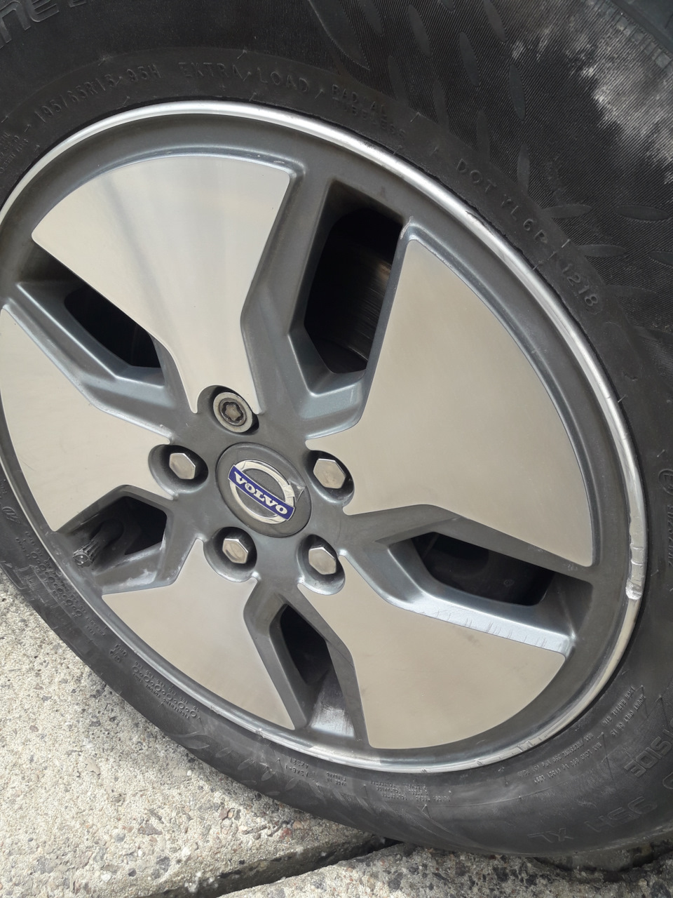 Ех, бордюри… ремонт дисків libra volvo v50 на колінках 2