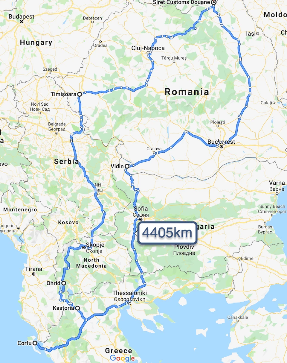 Літня подорож - Корфу