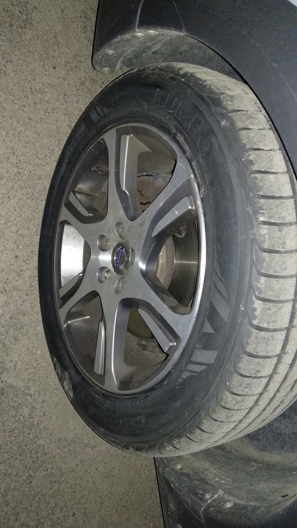 Заміна нових літніх тапків Kumho crugen hp91 4