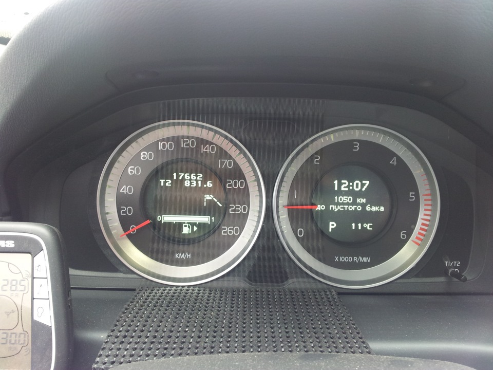 Реальні цифри після пробігу 800км ХС70 D5 215 1